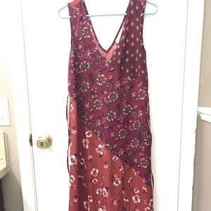 Band of Gypsies Floral Handkerchief Slip Midi